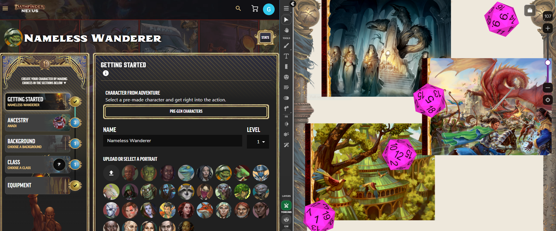 Lost Omens Shining Kingdoms Art and Token Pack | Roll20